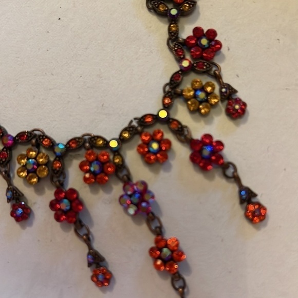 Crystal elegant evening choker, handmade - Picture 5 of 6
